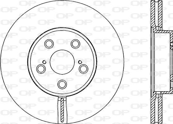 Open Parts BDR2057.20 - Brake Disc autospares.lv