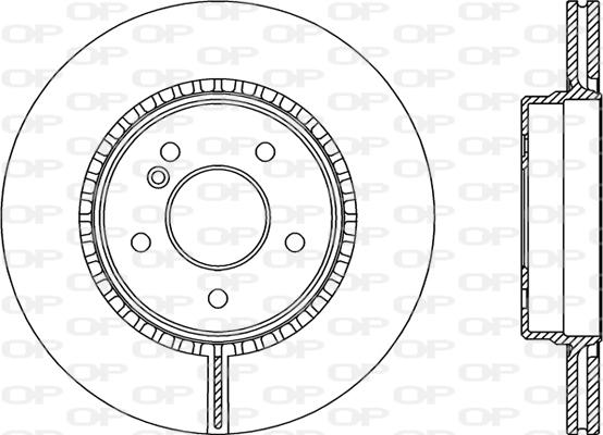 Open Parts BDR2065.20 - Brake Disc autospares.lv