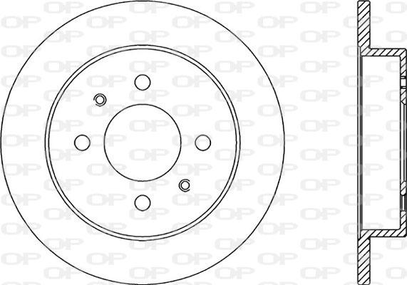 Open Parts BDR2016.10 - Brake Disc autospares.lv