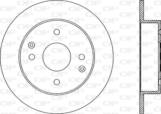 Open Parts BDR2017.10 - Brake Disc autospares.lv