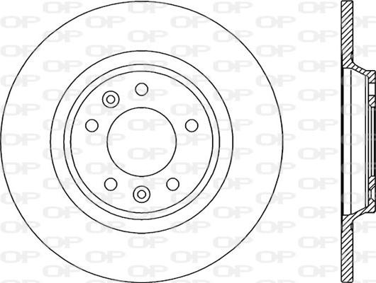 Open Parts BDR2034.10 - Brake Disc autospares.lv