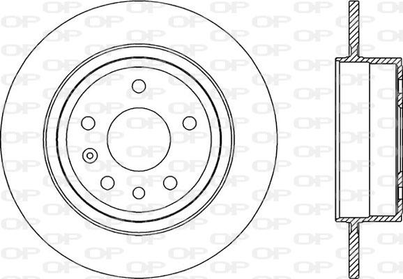 Open Parts BDR2035.10 - Brake Disc autospares.lv