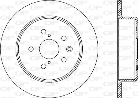 Open Parts BDR2020.10 - Brake Disc autospares.lv