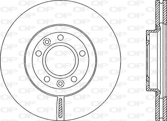 Open Parts BDR2158.20 - Brake Disc autospares.lv