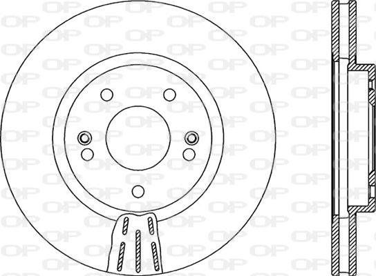 Open Parts BDR2115.20 - Brake Disc autospares.lv