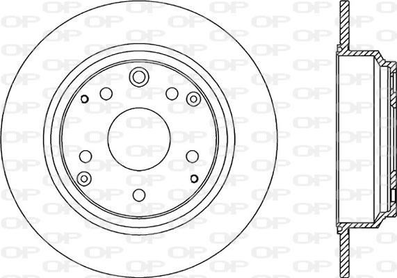 Open Parts BDR2188.10 - Brake Disc autospares.lv