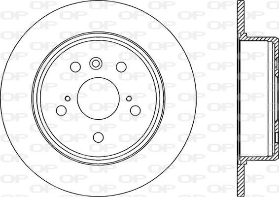 Open Parts BDR2187.10 - Brake Disc autospares.lv