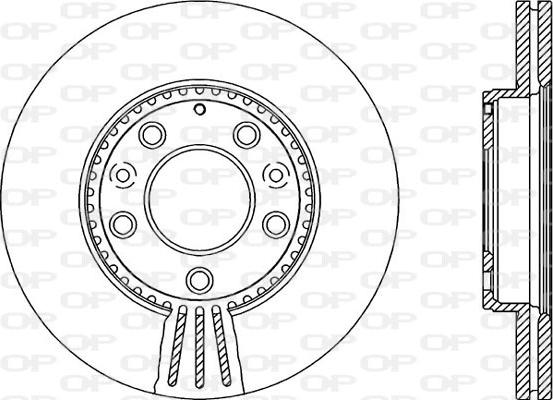 Open Parts BDR2135.20 - Brake Disc autospares.lv