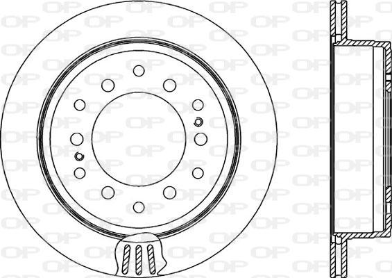 Open Parts BDR2136.20 - Brake Disc autospares.lv