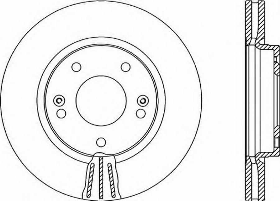 Open Parts BDR2138.20 - Brake Disc autospares.lv