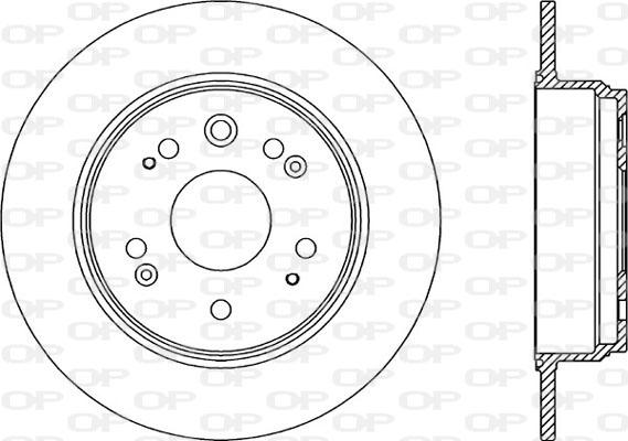 Open Parts BDR2171.10 - Brake Disc autospares.lv