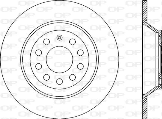 Open Parts BDR2178.10 - Brake Disc autospares.lv