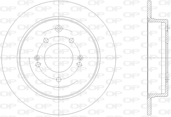 Open Parts BDR2832.10 - Brake Disc autospares.lv