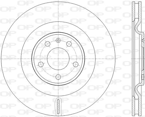 Open Parts BDR2822.20 - Brake Disc autospares.lv