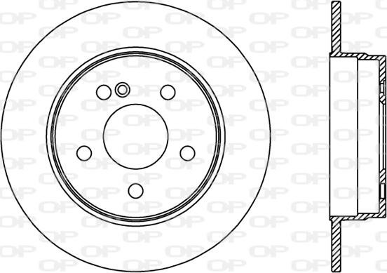 Open Parts BDR2394.10 - Brake Disc autospares.lv