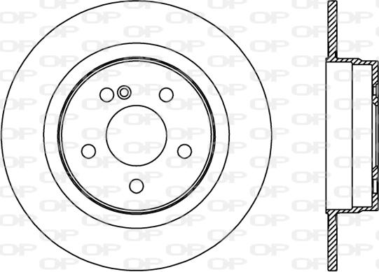 Open Parts BDR2395.10 - Brake Disc autospares.lv