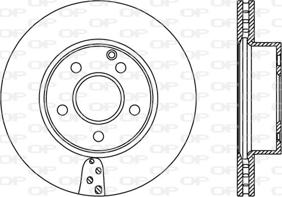 Open Parts BDR2391.20 - Brake Disc autospares.lv