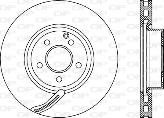 Open Parts BDR2392.20 - Brake Disc autospares.lv