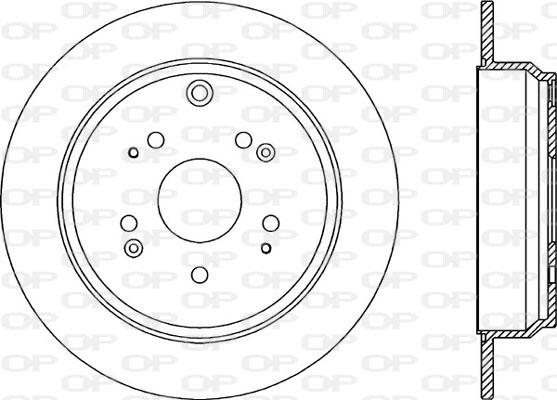 Open Parts BDR2343.10 - Brake Disc autospares.lv