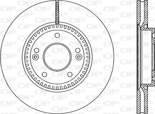 Open Parts BDR2351.20 - Brake Disc autospares.lv