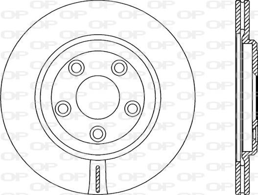 Open Parts BDR2358.20 - Brake Disc autospares.lv