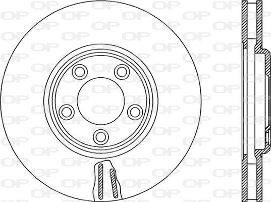 Open Parts BDR2357.20 - Brake Disc autospares.lv