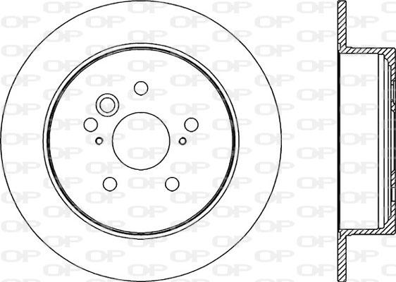 Open Parts BDR2313.10 - Brake Disc autospares.lv