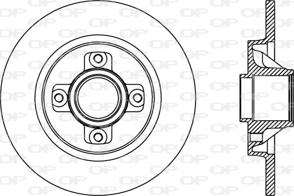 Open Parts BDR2387.10 - Brake Disc autospares.lv