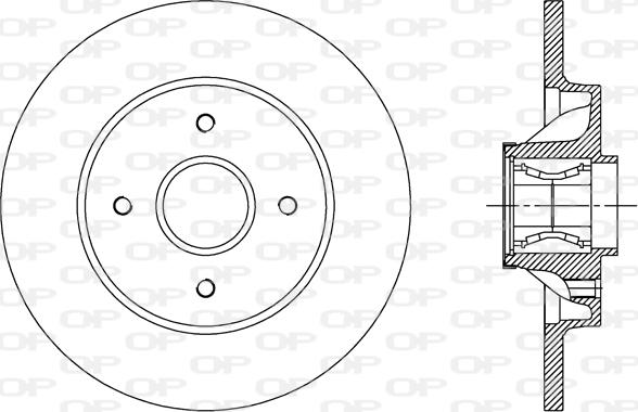 Open Parts BDR2387.30 - Brake Disc autospares.lv