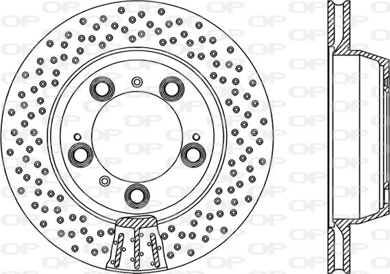 Open Parts BDR2336.25 - Brake Disc autospares.lv