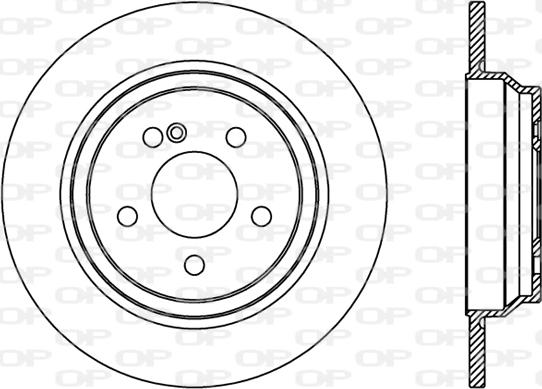 Open Parts BDR2374.10 - Brake Disc autospares.lv