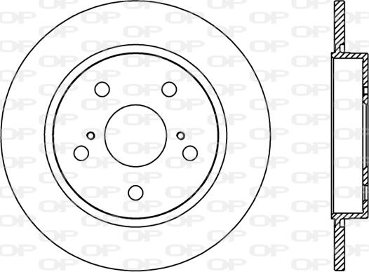 Open Parts BDR2378.10 - Brake Disc autospares.lv