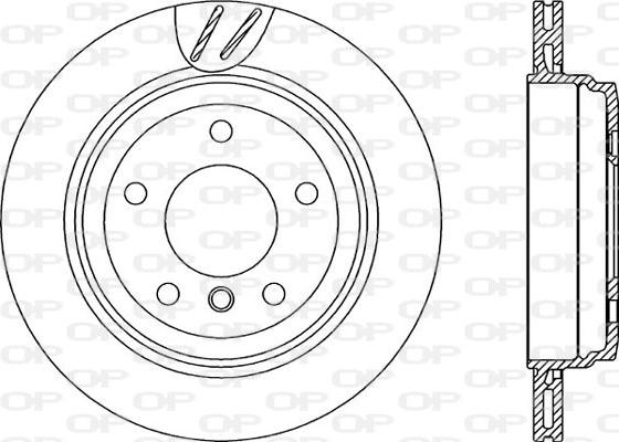 Open Parts BDR2243.20 - Brake Disc autospares.lv