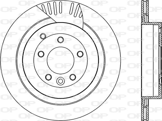 Open Parts BDR2257.20 - Brake Disc autospares.lv