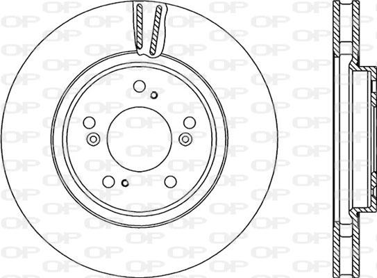 Open Parts BDR2202.20 - Brake Disc autospares.lv