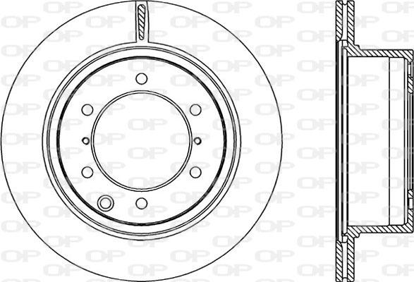 Open Parts BDR2211.20 - Brake Disc autospares.lv