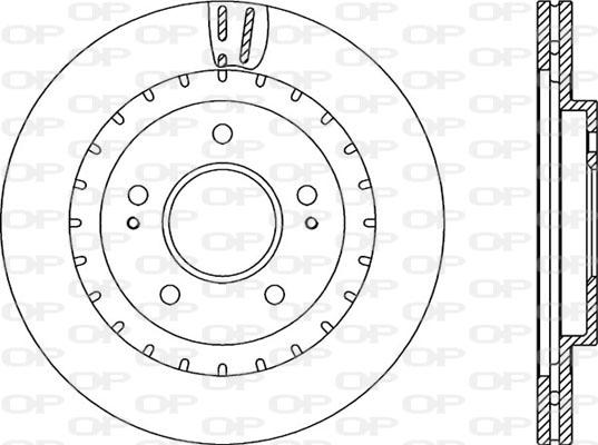 Japanparts J DI-507C - Brake Disc autospares.lv