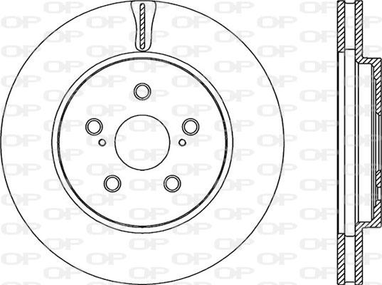 Open Parts BDR2238.20 - Brake Disc autospares.lv