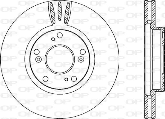 Open Parts BDR2226.20 - Brake Disc autospares.lv