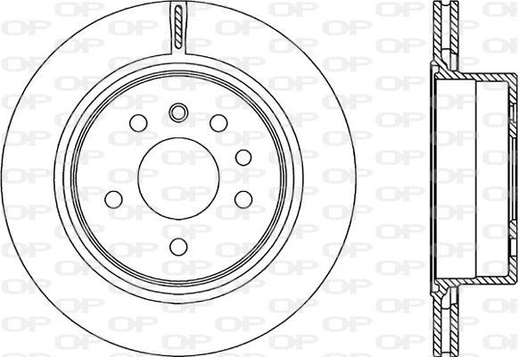 Open Parts BDR2227.20 - Brake Disc autospares.lv