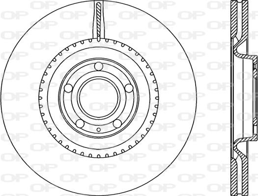 Open Parts BDR2270.20 - Brake Disc autospares.lv