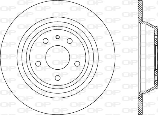Open Parts BDR2791.10 - Brake Disc autospares.lv