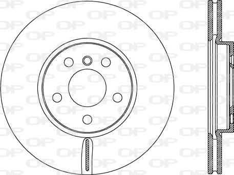 DJ Parts BD2939 - Brake Disc autospares.lv