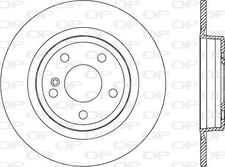 Open Parts BDR2703.10 - Brake Disc autospares.lv