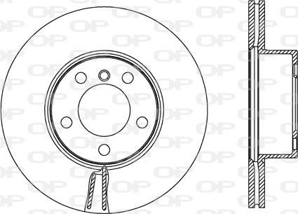 Open Parts BDR2719.20 - Brake Disc autospares.lv