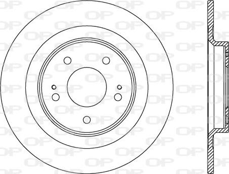 Open Parts BDR2715.10 - Brake Disc autospares.lv