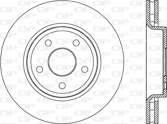 Open Parts BDR2782.20 - Brake Disc autospares.lv