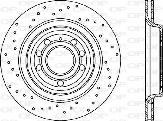 Open Parts BDRS1992.25 - Brake Disc autospares.lv