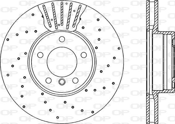 Open Parts BDRS1940.25 - Brake Disc autospares.lv