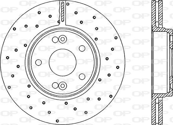 Open Parts BDRS1958.25 - Brake Disc autospares.lv